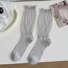 Calcetines Finos de Primavera y Verano Youjiaxiumiu, Calcetines Holgados Estilo Ballet, Calcetines de Malla Transpirables Sin Costuras, Calcetines de Media Pantorrilla