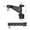Estante para Saco de Boxeo Telescópico Colgante Sanda Interior Hogareño Soporte de Pared para Saco de Arena Equipo de Entrenamiento Plegable