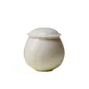 Tarro de Té de Porcelana Blanca Esmaltada Dulce Blanco de Arcilla de Jade de las Dinastías Tang y Song, Juego de Té Kung Fu, Tarro Sellado de Cerámica, Tarro de Té para el Hogar, Tang y Song