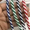 Corda de Algodão Colorida Oca Redonda de Oito Fios 6mm Cordão para Cintura Cordão para Chapéu Cordão de Ajuste Feito à Mão DIY Roupas Corda de Fio de Algodão Corda para Pendurar