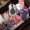 Serie de Papelería Yanji Manor Tema Retro Decoración Original para Cuaderno Collage Estilo Europeo Base Pegatinas de Paisajismo