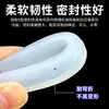 Tira de Vedação de Silicone em Forma de E, Tira E de Borracha de Silicone Resistente a Altas Temperaturas, Tira de Silicone Anti-Colisão para Vedação de Borda de Panela de Vapor e Forno Tipo E