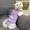 Calças Menstruais Populares para Cães e Gatos Transfronteiriças, Respiráveis e Anti-Lambedura, Roupas Especiais Pós-Cirurgia para Animais de Estimação, Roupas para Castração de Gatos