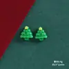 Dibujos Animados Mini Muñeco de Nieve Navideño Regalo Reno Accesorios de Resina DIY Pegamento de Crema Funda de Teléfono Móvil Pasador Material para Joyería