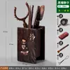 &Frete Grátis Cerimônia do Chá Seis Cavalheiros Combinação Conjunto Completo Acessórios para Conjunto de Chá Kung Fu Colher de Chá de Bambu Pinças Pinças Madeira Maciça