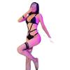 Uniforme da Rainha Traje Tentação Lingerie Sexy SM Couro Patente Bondage Corrente de Treino Divertida