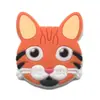 Sapatos Furados de Gatinho Desenho Animado Novo Transfronteiriços Fivela de Flor para Sapato Acessórios DIY para Sapato de Jardim Fivela Decorativa Decoração de Cola Macia de PVC