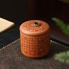 Latas de Té de Arena Morada tamaño pequeño Latas Selladas Té Pu'er Doméstico a Prueba de Humedad Tanques de Almacenamiento de Té de Cerámica Almacenamiento de Té Pu'er Tanques de Almacenamiento
