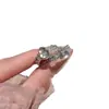 Atacado do fabricante Xiaohongshu anel de renda de cabaça de jade de água natural com incrustação de prata s925, novo design de moda estilo chinês