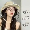 Armações de Óculos Estilo Nerd Retrô para Mulheres, Adequadas para Lentes de Grau, Estilo Coreano, Modernas, Emagrecem o Rosto e Valorizam