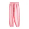 Pantalones Deportivos Casuales de Seda Compuesta AG300g para Mujer Primavera/Otoño Pierna Recta Color Sólido Estilo Simple Cortavientos Todo Fósforo