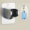 Soporte sin costuras para regadera, ventosa sin perforaciones, cabezal de ducha ajustable, base fija para cabezal de ducha
