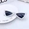 Óculos de sol infantis triangulares invertidos óculos de sol estilosos e descolados para meninos óculos de sol fofos à prova de UV para meninas