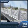 Gradeamento de pedra de granito Parque pátio lagoa River Road corrimão de pedra Scenic Area Bridge Sesame cinza river fence