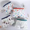 Cueca Boxer Infantil 100% Algodão Preço Especial Transfronteiriço Boxer Infantil de Algodão Popular na Amazon Pequeno, Médio e Grande Roupa Íntima Infantil
