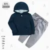 Comercio Exterior Ropa Infantil Primavera y Otoño Conjunto Infantil de Dos Piezas Material Sudadera Sudadera con Capucha Ropa Infantil para Bebés Ropa de Salida [Al por Mayor]