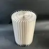 Mesa de postres cilíndrica plegable para bodas, columna romana de papel, adornos de plomo para caminos, escaparates de centros comerciales, diseño para fiestas de cumpleaños