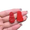 Nuevo colgante de Guanyin de cinabrio natural de alto contenido, collar de Guanyin con jarrón de tesoros de doble cara de arena roja, directo del fabricante