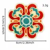 Patches de tecido bordados com padrão geométrico colorido, patches de estilo étnico, patches bordados por computador para roupas e bolsas, patches de reparo para furos