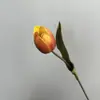 Lujo Accesible Morandi Flor de Pvc Tulipán Artificial Ramo Artificial Decoración de Boda Ramo de Novia Venta al por Mayor Decoración Suave para el Hogar
