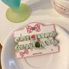 Primavera infantil novo anel de cabelo do intestino grosso da menina bonito amarrar corda de cabeça do bebê do bebê das meninas corda de cabelo de alta elasticidade