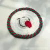 Vendedor estrella transfronterizo alta calidad estilo navideño estilo lindo posavasos mantel individual ganchillo almohadilla termoaislante hilo hecho a mano tejido posavasos