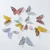 Pegatinas de Pared de Mariposas Estéreo 3D Decorativas de Alta Gama Autoadhesivas para Decoración de Fondo de Pared de Sala de Estar de Hogar, Pegatinas de Diseño Festivo