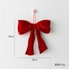 Laço de Natal DIY Enfeite Pendente 3D, Espessado e Ecológico, Decoração de Árvore de Natal, Arranjo de Feriado, Comércio Exterior Transfronteiriço