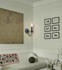Lámpara de Pared de Vela con Atmósfera Retro Americana, Lámpara de Candelabro de Hierro, Lámpara Decorativa de Pared, Lámpara de Mesita de Noche Francesa de Lujo Ligero