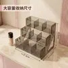 Soporte Transparente de Múltiples Capas para Almacenamiento de Perfumes de Escritorio, Organizador de Mascarillas, Esmaltes de Uñas, Peine, Tocador, Caja de Almacenamiento de Maquillaje, Estante de Exhibición Transparente