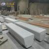 Terminado banco de concreto de água bolso parque de design de fezes grc pré-fabricadas fezes personalização
