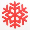 Alfombrilla de Aislamiento Térmico de Silicona, Estilo Creativo de Copo de Nieve, Manteles Anti-Quemaduras, Venta Caliente Transfronteriza, Posavasos de Silicona Resistente a Altas Temperaturas, Soporte para Ollas