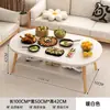 Mesa de Comedor para Apartamentos Pequeños, Uso en Casa, Estilo Mid-Century, Mesa de Comedor para Casa de Alquiler, Mesa de Café, Estilo Simple de Madera Natural de Alta Gama, Mesa Lateral para Sofá