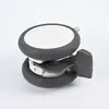 Rueda Giratoria Médica de 2 Pulgadas con Varilla Roscada Universal Móvil Frenable Negra, Blanca y Gris de Nylon PU Rueda Mecánica Silenciosa para Uso Industrial