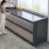 Cortina para Puerta de Gabinete para Ocultar Desorden, Cubierta para Gabinete de Cocina, Gabinete para Zapatero, Cortina a Prueba de Polvo para Armario, Gabinete sin Taladro