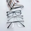 Nuevas Monturas de Gafas Doradas de Plástico de Marco Grande de Moda para Hombres y Mujeres, Estilo de Alta Gama, Se Pueden Adaptar con Lentes Graduados, Luz Azul Anti-Reflejo, Gafas Sin Graduación