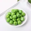Manzana melocotón granada fruta pequeña de simulación mini de 20 mm modelo de fruta vegetal falsa fruta de espuma accesorios de fotografía