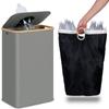 Cesto de Reciclagem de Cozinha Cesto de Armazenamento de Itens Domésticos Caixa de Reciclagem de Garrafas de Grande Capacidade Cesto para Garrafas Caixa de Armazenamento de Brinquedos à Prova de Poeira