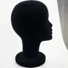 Molde de cabeza de espuma peluca espuma para el cabello niang corte de pelo modelo de modelado cabeza modelo cabeza de modelo para peluca colocación fija cabeza de remolque para peluca