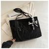 Bolsa Grande Estilo Fresco Pequeno Feminina 2024 Primavera e Verão Nova Bolsa Feminina de Alto Valor de Cor Moda Jovem Elegante Ins bolsa de trabalho