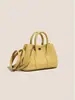 Bolsa de Jardim Mini Couro de Vaca Couro Genuíno Bolsa de Ombro Transversal para Mulheres Nicho de Luxo Bolsa de Mão Pequena para Mulher Trabalhadora de Escritório