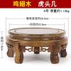 Soporte para Flores de Secuoya para Interior Sala de Estar de Pie Mesa Florero de Madera Maciza Maceta Base para Acuario Orquídea Colgante Base de Rábano Verde