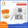 Máquina de embalagem tipo sachê para sopa liofilizada de orelha de prata totalmente automática, máquina de alimentação por pesagem de sachê para refeição instantânea pré-fabricada de ninho de pássaro
