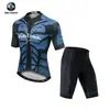 Xintown Roupa de Ciclismo de Verão Nova Roupa de Ciclismo Calças Padrão Sombra Conjunto Curto Roupa de Ciclismo Masculina de Verão Conjunto Curto