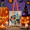 Bolsa de Lona Halloween Transfronteiriça Bruxa Fantasma Festival Festa Jardim de Infância Saco de Doces Presente Shopping de Presentes Saco de Embalagem