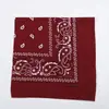 Lenço de Cabeça Exquisito Estilo Street Punk Europeu e Americano Hip-Hop Trendy Masculino e Feminino Street Dance Esportivo 30g Flor de Caju Lenço Quadrado Grande