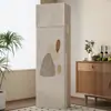 Funda de aire acondicionado de gabinete estilo minimalista, tela de terciopelo engrosada, a prueba de polvo y resistente al sol, no es necesario retirarla cuando el aire acondicionado está encendido, directo del fabricante