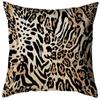 Amazon Textura de Leopardo Funda de Cojín Decorativo Corto Relleno Decoración del Hogar Sala de Estar Cojín de Sofá Funda de Cojín Decoración de Sofá