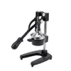 Exprimidor Manual Comercial de Acero Inoxidable Personalizado, Exprimidor Manual Negro, Máquina de Jugos Frescos para Uso en Puesto, Venta al por Mayor de Jugos Frescos