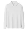 Camisa POLO de Manga Longa para Homens e Mulheres, Roupa para Ir ao Trabalho, Ambiente de Escritório Business Casual Versátil para o Dia a Dia Top com Gola